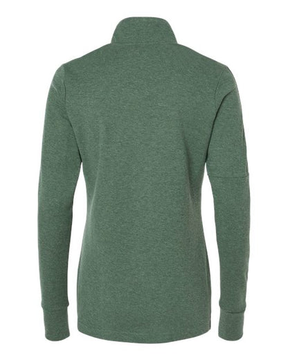 Adidas Women's 3-Stripes Quarter-Zip Sweater Pullover A555