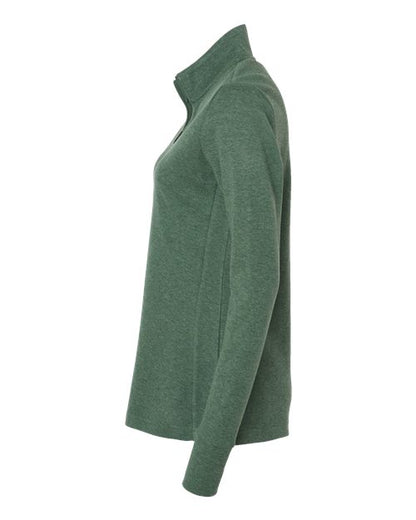Adidas Women's 3-Stripes Quarter-Zip Sweater Pullover A555