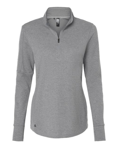 Adidas Women's 3-Stripes Quarter-Zip Sweater Pullover A555