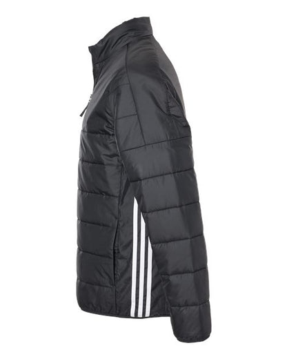 Adidas Men's 3-Stripes Puffer Full-Zip Jacket A570