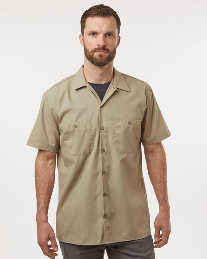 Dickies Men's Tall Industrial Short Sleeve Work Shirt S535T