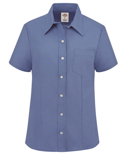 Dickies Women's Short Sleeve Stretch Oxford Shirt S254
