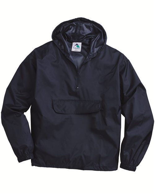 Augusta Sportswear Unisex Packable Half-Zip Hooded Pullover Jacket 3130