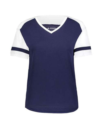 Augusta Sportswear Women's Triblend Fanatic 2.0 V-Neck T-Shirt 2914