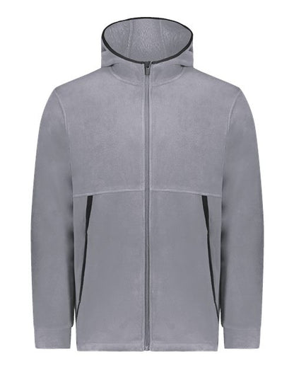 Augusta Sportswear Unisex Eco Revive™ Polar Fleece Hooded Full-Zip Jacket 6858