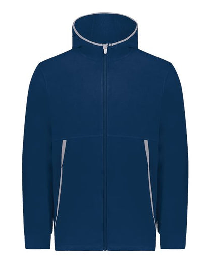 Augusta Sportswear Unisex Eco Revive™ Polar Fleece Hooded Full-Zip Jacket 6858