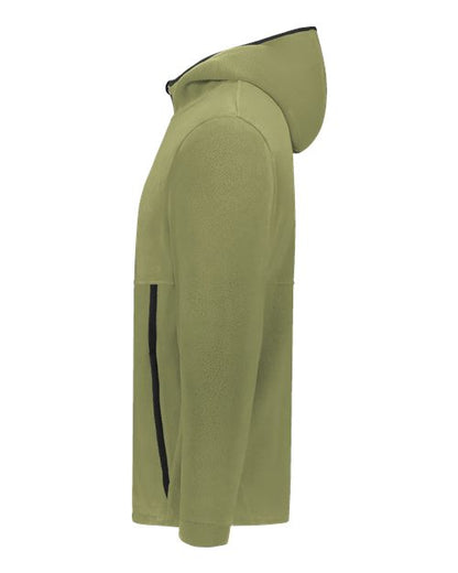 Augusta Sportswear Unisex Eco Revive™ Polar Fleece Hooded Full-Zip Jacket 6858