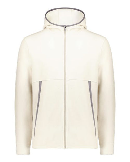 Augusta Sportswear Unisex Eco Revive™ Polar Fleece Hooded Full-Zip Jacket 6858