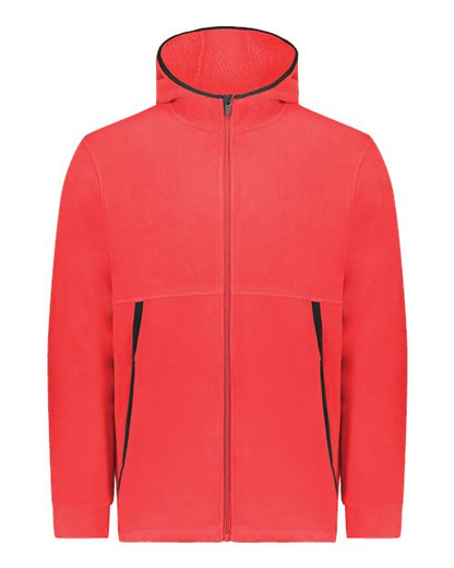Augusta Sportswear Unisex Eco Revive™ Polar Fleece Hooded Full-Zip Jacket 6858