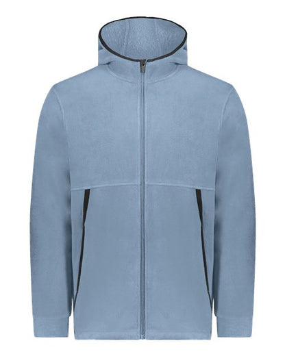 Augusta Sportswear Unisex Eco Revive™ Polar Fleece Hooded Full-Zip Jacket 6858