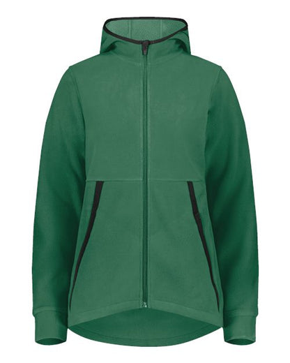 Augusta Sportswear Women's Eco Revive™ Polar Fleece Hooded Full-Zip Jacket 6860