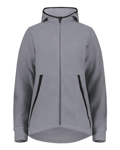 Augusta Sportswear Women's Eco Revive™ Polar Fleece Hooded Full-Zip Jacket 6860