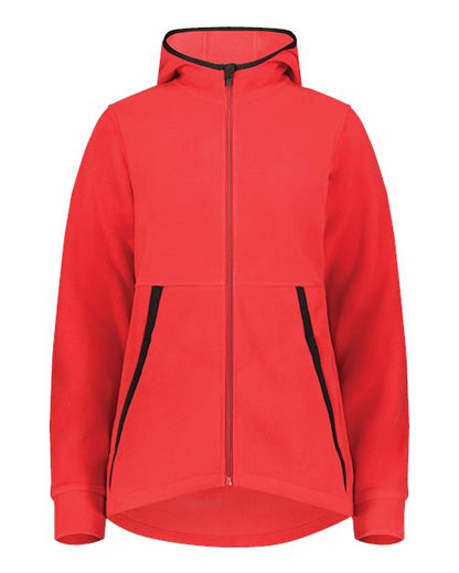 Augusta Sportswear Women's Eco Revive™ Polar Fleece Hooded Full-Zip Jacket 6860
