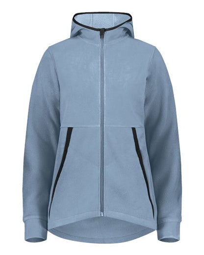 Augusta Sportswear Women's Eco Revive™ Polar Fleece Hooded Full-Zip Jacket 6860