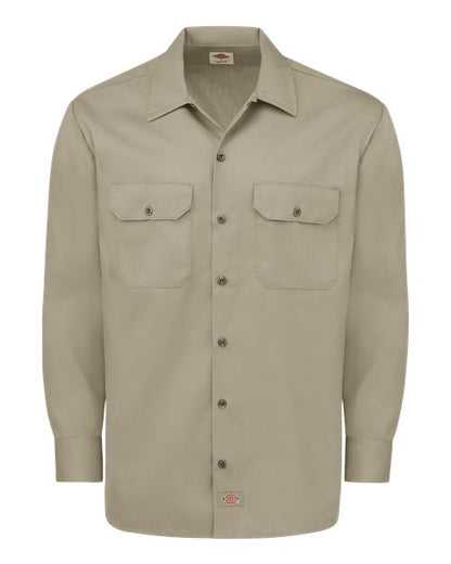 Dickies Men's Tall Long Sleeve Work Shirt 5574T