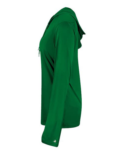 Badger Women's B-Core Hooded Long Sleeve T-Shirt 4165