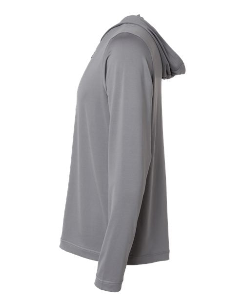 Adidas Men's Lightweight Quarter-Zip Hooded Pullover A596