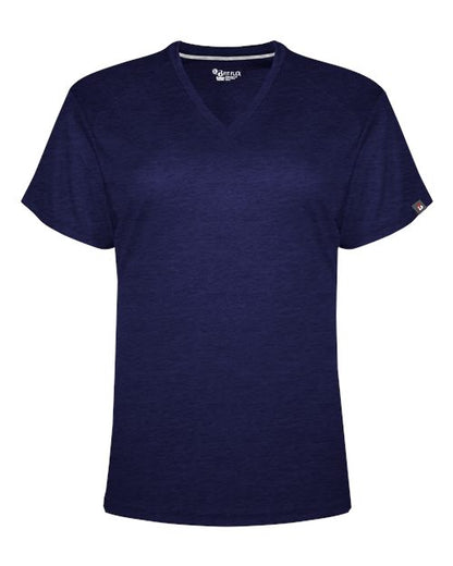 Badger Women's FitFlex Performance V-Neck T-Shirt 1002