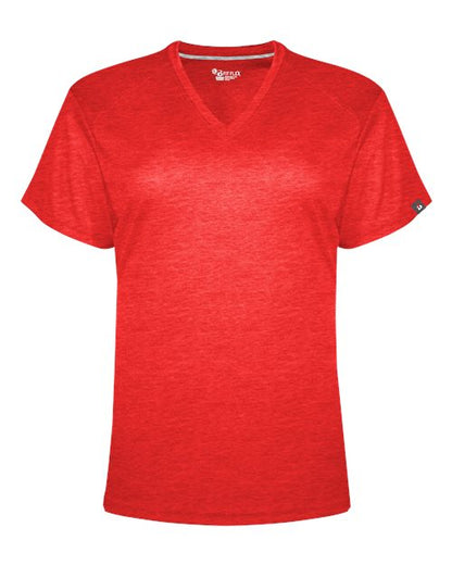 Badger Women's FitFlex Performance V-Neck T-Shirt 1002
