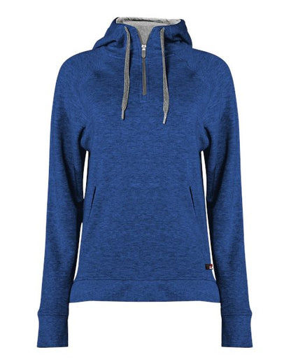 Badger Women's FitFlex French Terry Quarter-Zip Hooded Pullover 1051