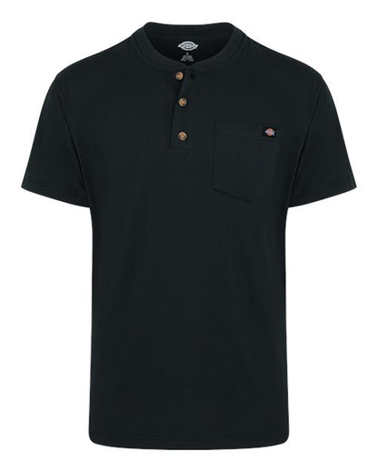 Dickies Men's Heavyweight Traditional Short Sleeve Henley WS51