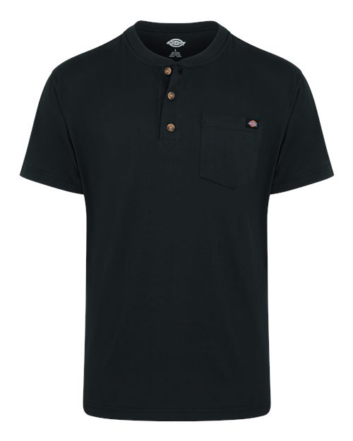 Dickies Men's Heavyweight Traditional Short Sleeve Henley WS51