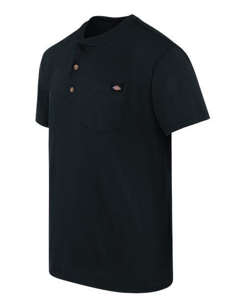 Dickies Men's Tall Heavyweight Traditional Short Sleeve Henley WS51T