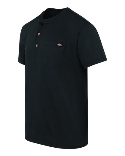 Dickies Men's Tall Heavyweight Traditional Short Sleeve Henley WS51T