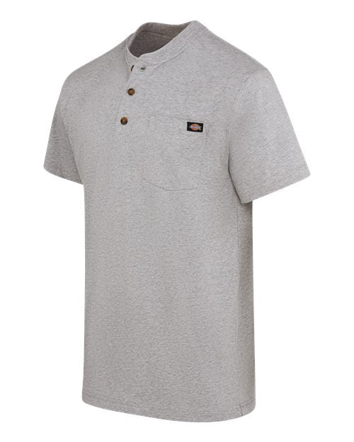 Dickies Men's Tall Heavyweight Traditional Short Sleeve Henley WS51T