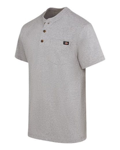 Dickies Men's Tall Heavyweight Traditional Short Sleeve Henley WS51T