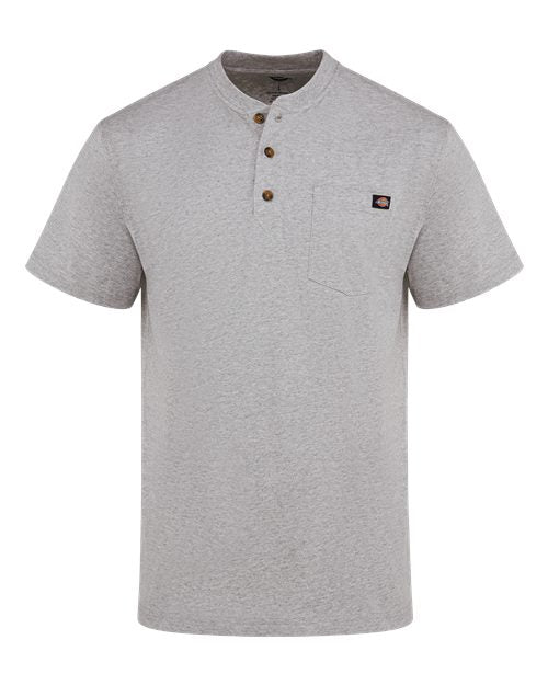 Dickies Men's Tall Heavyweight Traditional Short Sleeve Henley WS51T