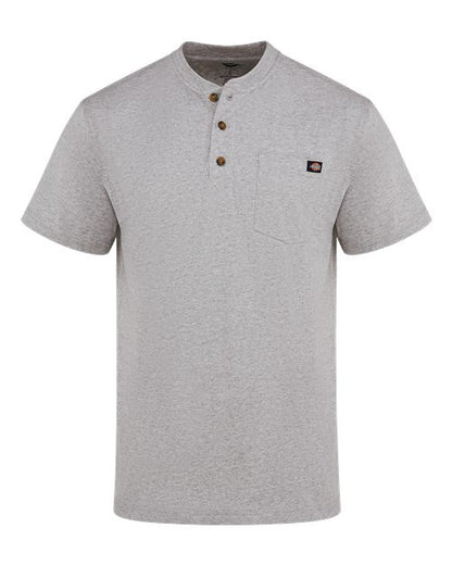 Dickies Men's Tall Heavyweight Traditional Short Sleeve Henley WS51T