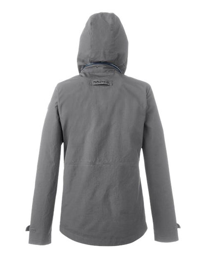 Nautica Women's Voyage Hooded Rain Jacket N17183