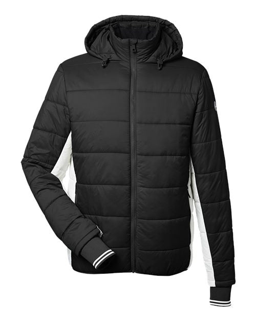 Nautica Men's Nautical Mile Hooded Puffer Jacket N17186
