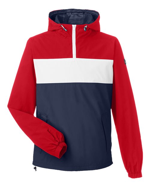 Nautica Unisex Windward Anorak Hooded Quarter-Zip Jacket N17174