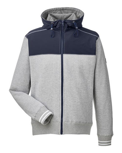 Nautica Men's Navigator Fleece Hooded Full-Zip Jacket N17582