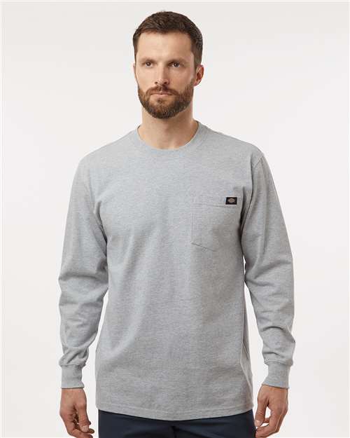 Dickies Men's Tall Traditional Heavyweight Long Sleeve T-Shirt WL50T