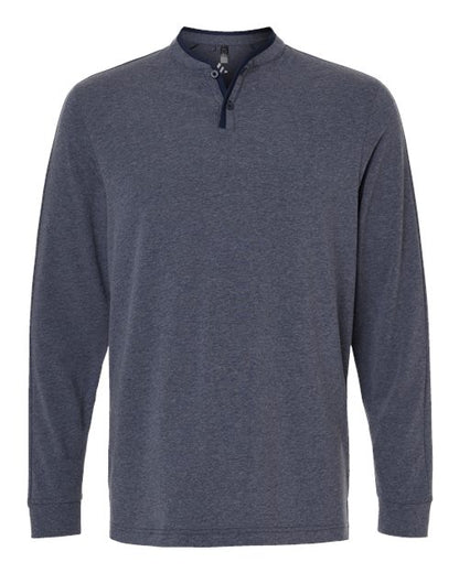 Adidas Men's Henley Long Sleeve T-Shirt A597