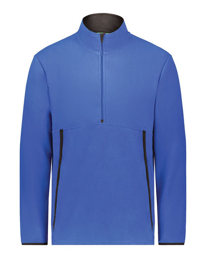 Augusta Sportswear Youth Eco Revive™ Polar Fleece Quarter-Zip Pullover 6856