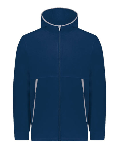 Augusta Sportswear Youth Eco Revive™ Polar Fleece Hooded Full-Zip Jacket 6859