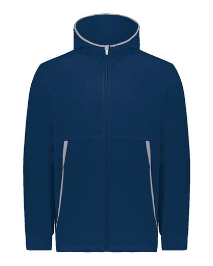 Augusta Sportswear Youth Eco Revive™ Polar Fleece Hooded Full-Zip Jacket 6859