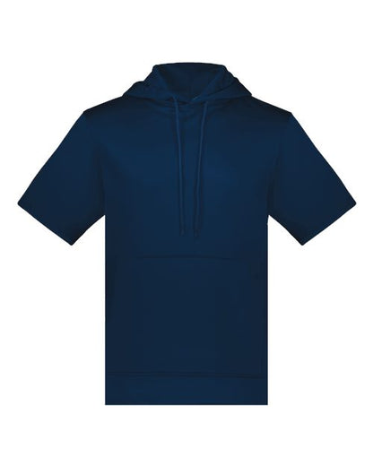Augusta Sportswear Unisex Fleece Short Sleeve Hooded Pullover 6871