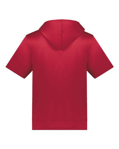 Augusta Sportswear Unisex Fleece Short Sleeve Hooded Pullover 6871
