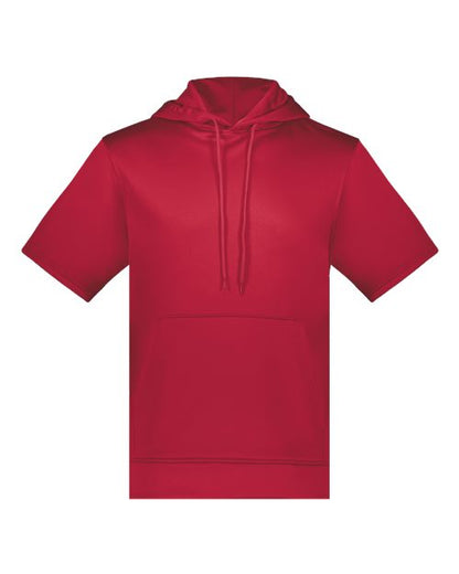 Augusta Sportswear Unisex Fleece Short Sleeve Hooded Pullover 6871