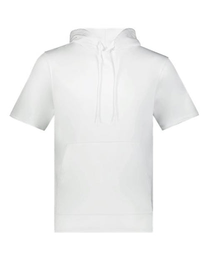 Augusta Sportswear Unisex Fleece Short Sleeve Hooded Pullover 6871