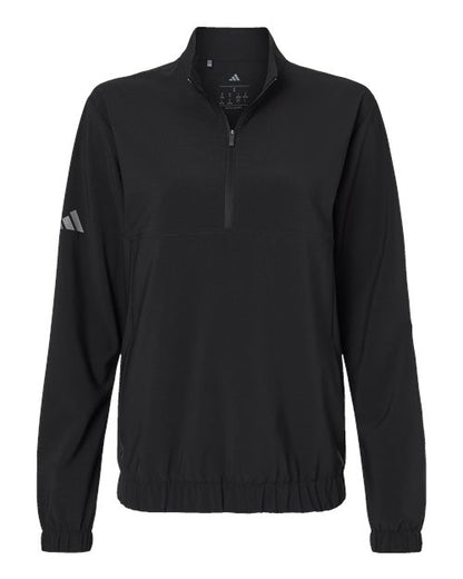 Adidas Women's Stretch Woven Half-Zip Pullover A706