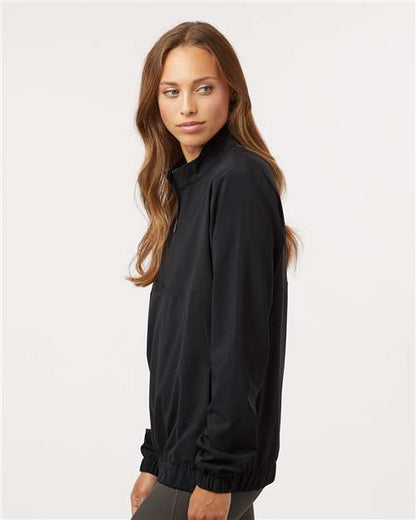 Adidas Women's Stretch Woven Half-Zip Pullover A706