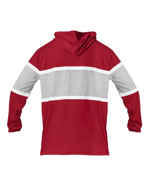 Badger Unisex United Hooded Long Sleeve T-Shirt 4981