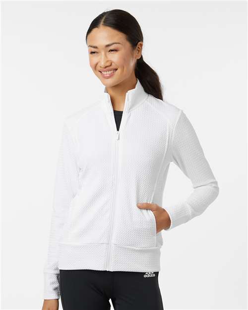 Adidas Women's Ultimate365 Textured Full-Zip Jacket A1007