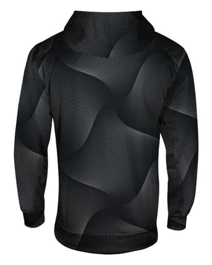 Badger Youth Warp Hooded Long Sleeve T-Shirt 2413